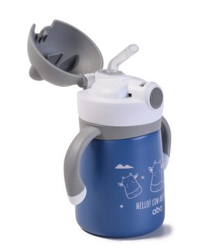 Παγούρι θερμός με μαλακό καλαμάκι 300ml ABO